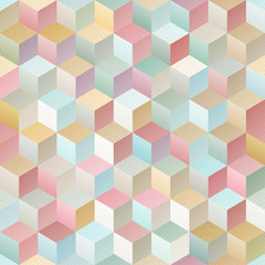 Vintage geometric seamless pattern