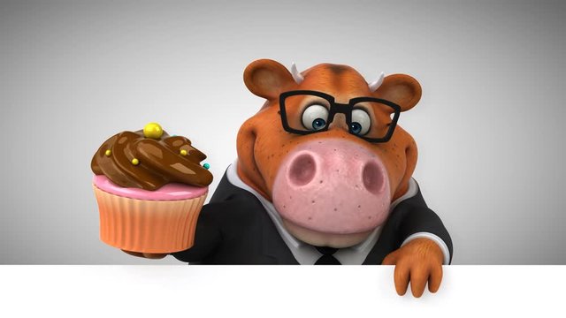 Fun cow - 3D Animation
