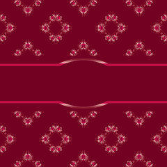 Vector illustration. Set of seamless floral backgrounds and design elements for food packaging. Labels or tags for products, confectionery and gifts.