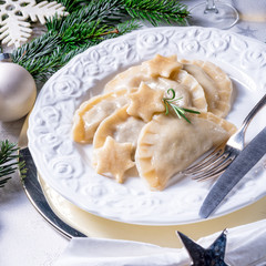 traditional christmas pierogi