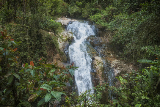 waterfall in cameroun highlands 