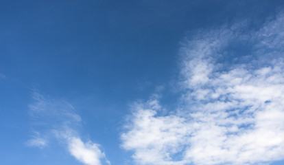 blue sky with clouds