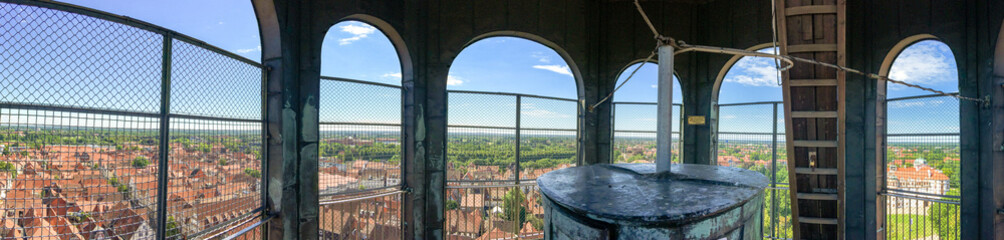 Fototapeta premium City view from tower