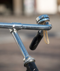 Obraz premium Bicycle handle bar in Holland