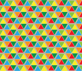 abstract background, triangle pattern, colorful, vector Illustration
