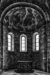 Fototapeta na wymiar Old chapel in St. George baslica, Prague - Czech republic