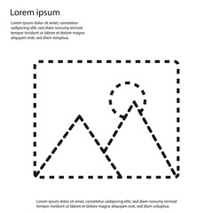 Gallery Icon - Outline Vector