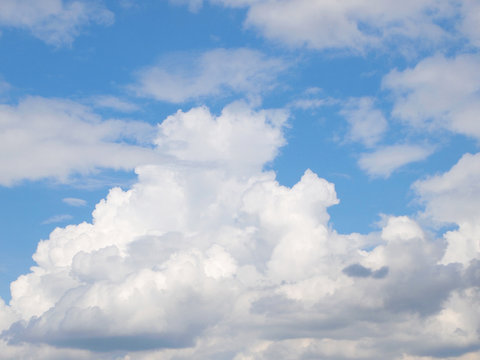 blue sky and beautiful clouds