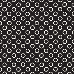 Fototapeta na wymiar Seamless pattern with hand drawn lines. Abstract background with freehand brush strokes. Black and white texture. Ornament for wrapping paper.