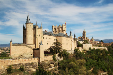Fototapeta na wymiar Alcazar of Segovia, Spain 