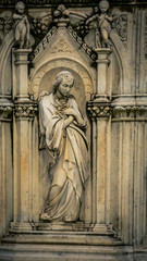 female religious statue Siena
