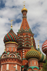 Fototapeta na wymiar The Cathedral of Vasily the Blessed, Moscow 