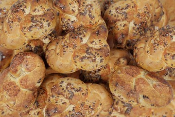 Realistic 3D Render of Brown Rolls