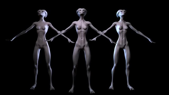 Digital 3D Animation of Aliens