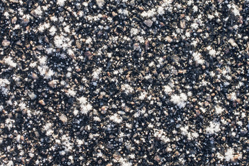 Frozen ground texture