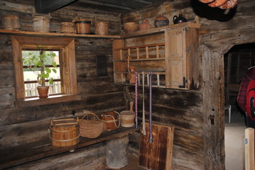 Beautiful architecture of the Belarusian village