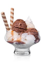 Ice Cream Scoops in a Cup