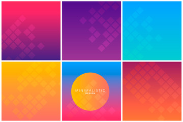 Abstract geometric background in gradient tones