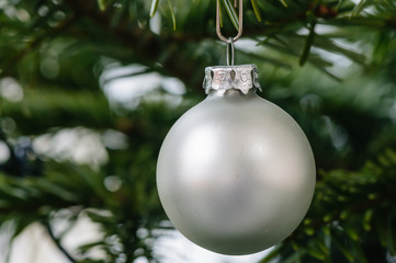Glass bauble Christmas tree decoration