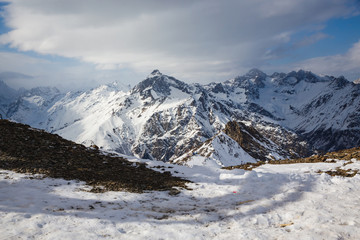 Obraz premium winter mountain landscape