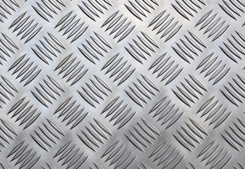 Textured stainless floor diamond textured steel background