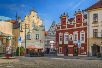 Main square of Tabor, Czech Republic