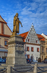 Jan Zizka Monument, Tabor, Czech republic