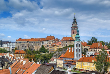 Fototapeta na wymiar View of Cesky Krumlov,Czech republic