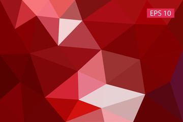 Fototapeta premium Abstract geometric background, vector from polygons, triangle, vector illustration, vector pattern, triangular template, geometric sample