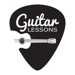 Guitar lessons badge