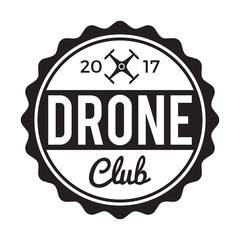 Drone flying club Badge/Label