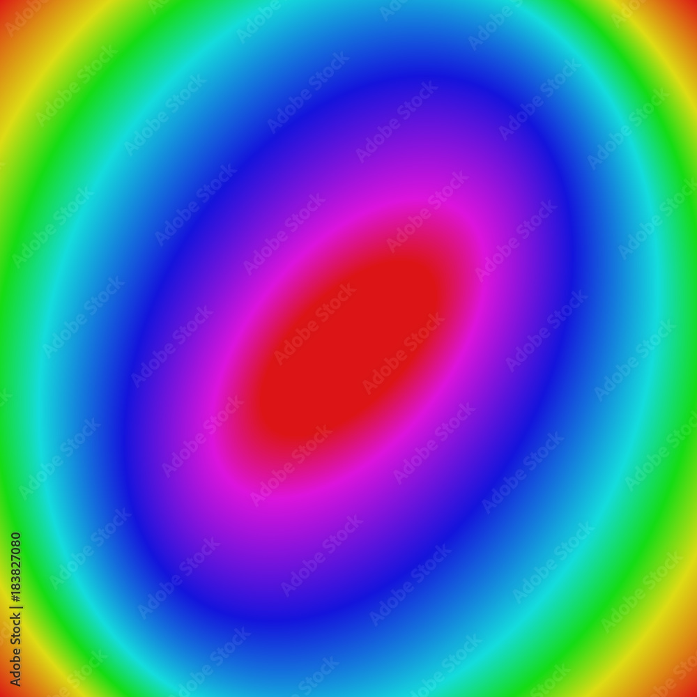 Poster multicolored abstract gradient elliptical background - vector illustration