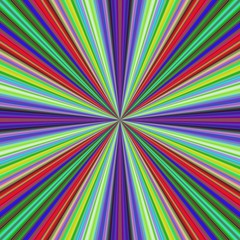 Multicolored vector ray burst motion background design