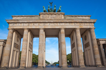 Fototapeta na wymiar Berlin Brandenburg Gate (Brandenburger Tor), Berlin, Germany