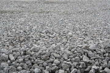 Background of crushed stone