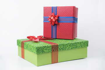 colorful gift packages, new year, Valentine's day.