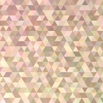 Geometric polygonal triangle pattern background - trendy vector mosaic graphic design