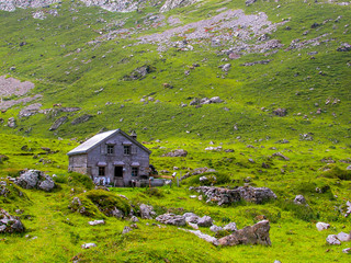 Swiss Alpine cabin
