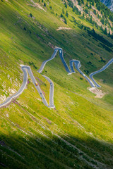Road at Stelvio Pass Italy 
