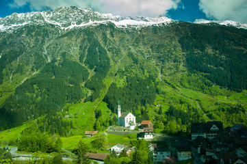 Alpine Church in Summer