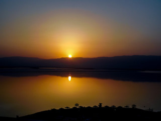 Sunrise Dead Sea Israel