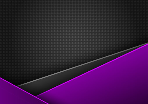 Abstract vector  purple and black background