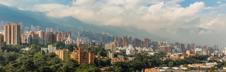 Foto op Canvas Medellín City Horizon © JuanFernandoVelez