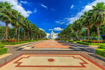 Obraz premium Wat Tha-sung, Beautyful buddhism temple in Uthaithani province , Thailand.