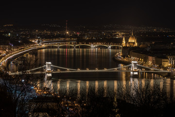 Budapest at night