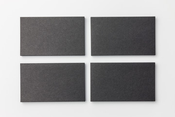 Fototapeta premium Business card on white background