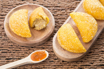 Colombian Pie appetizer popular in Colombia