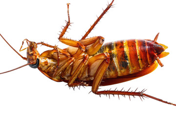 Cockroach   isolated on a white background
