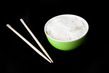 Chinese rice with sticks 