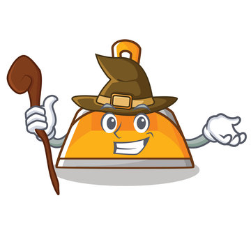 recommend clip art: Witch dustpan character cartoon style